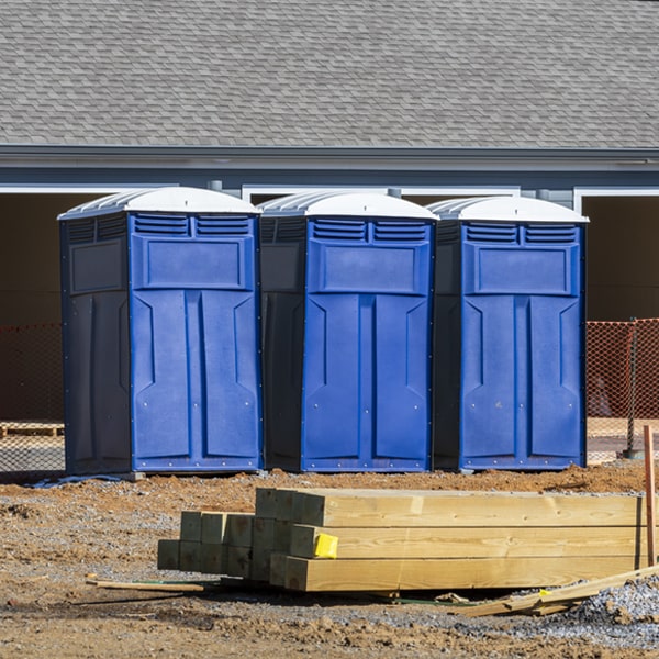 is there a specific order in which to place multiple porta potties in Irwin